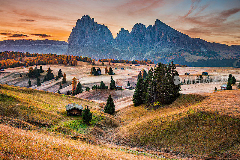 Seiser Alm, Dolomites，南蒂罗尔，意大利，欧洲